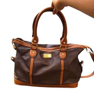 Nine West Brown Leather Handbag
